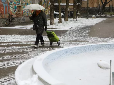 05.01.2026 - Sneženja - sneg - mraz - zima - Foto: Luka Cjuha