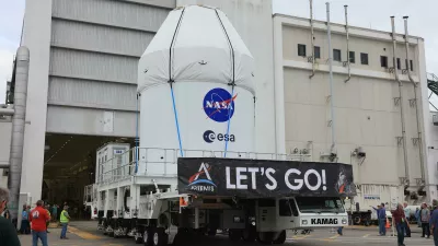 ESa sodeluje tudi z ameri&scaron;ko vesoljsko agencijo NASA. Na sliki je Orion, ki je pomemben del misije Artemis II.
