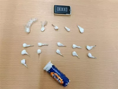 Kokain, ki so ga zasegli starcu. Foto: PU splitsko-dalmatinska