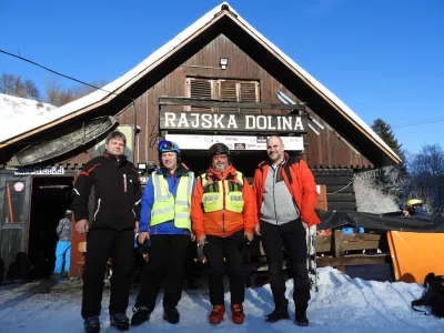 rajska dolina ekipa Jazbec Uro&scaron; / Foto: Katja Petrovec 
