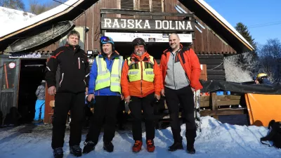 rajska dolina ekipa Jazbec Uro&scaron; / Foto: Katja Petrovec 