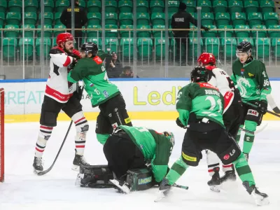 - 13.01.2023. - 1. finalna tekma državnega prvenstva v hokeju Olimpija - Jesenice.//FOTO: Bojan Velikonja