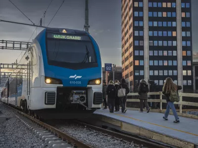 Slovenske železnice - začasni peron tira 92