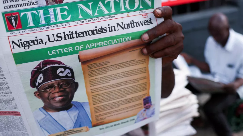 Donald Trump in breme belega človeka v Nigeriji