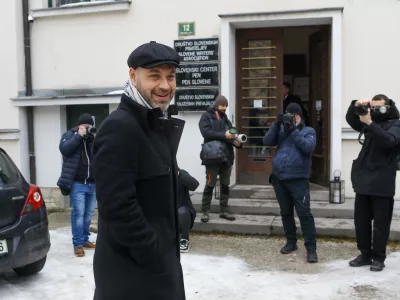 Miha Kordi&scaron; Mi, Socialisti13.01.2026 - Delovno kosilo pri predsedniku vlade Robertu Golobu. PEN KlubFoto: Luka Cjuha