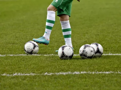 - ilustrativna fotografija - nogomet - Nogometni klub Olimpija - nogometna žoga//FOTO: Tomaž Skale