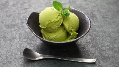 homemade matcha green tea ice cream, japanese dessert / Foto: Bonchan