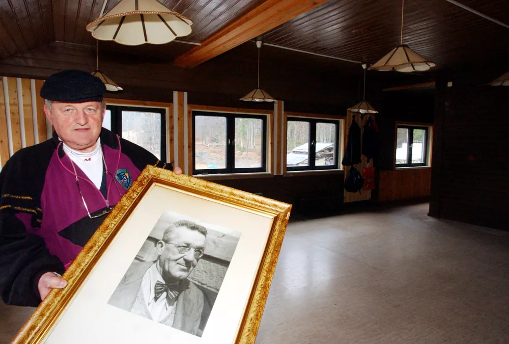 Janez Gori&scaron;ek, dom Planica slika Stanko Bloudek / Foto: Jaka Adamič