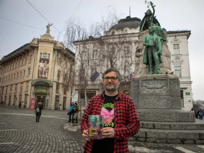 27.1.2026 - Aljo&scaron;a Harlamov je literarni zgodovinar, urednik, literarni in filmski kritik, esejist in publicistFoto: Luka Cjuha / Foto: Luka Cjuha
