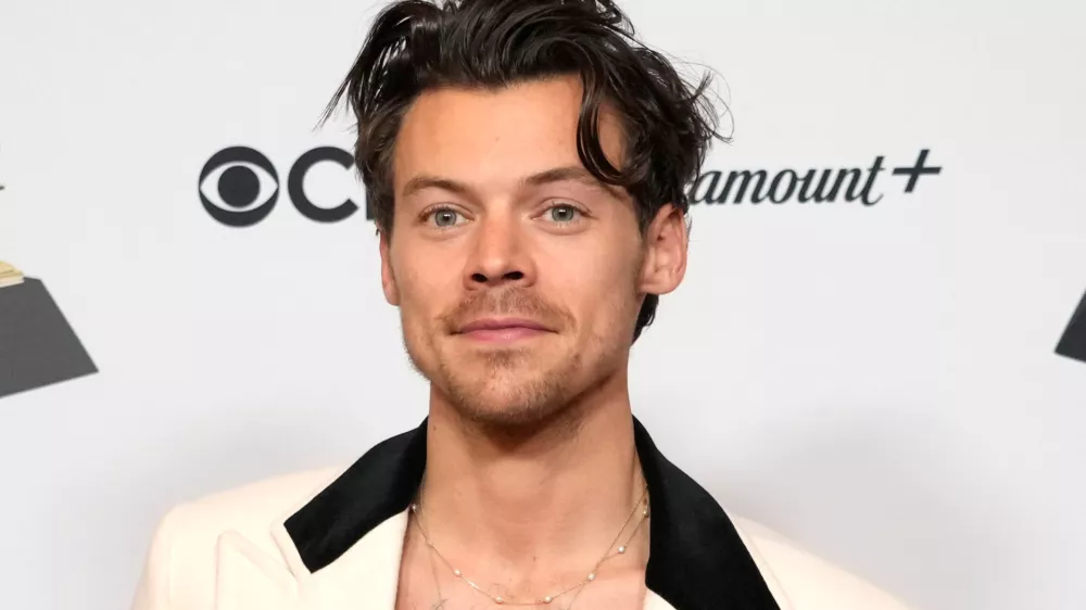 FILE - Harry Styles appears in the press room at the 65th annual Grammy Awards in Los Angeles on Feb. 5, 2023. (AP Photo/Jae C. Hong)