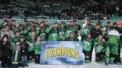 - 17.01.2026 - finale državnega prvenstva v hokeju med Olimpija in Jesenice. Olimpija je osvojila naslov državnega prvaka//FOTO: Jaka Gasar