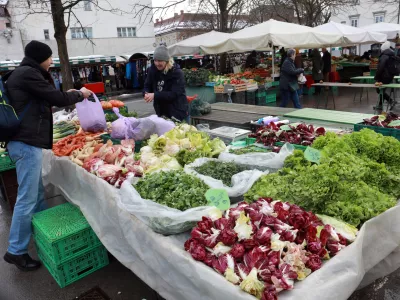 14.01 2026 - tržnica, zelenjava, sadjeFoto: Tomaž Skale