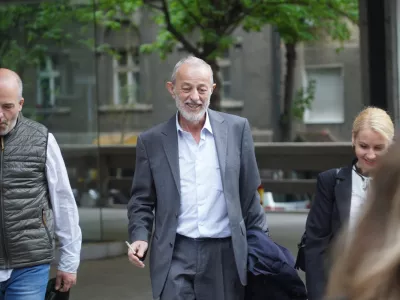 28, April, 2022, Belgrade - The trial of the owner of the acting school Miroslav Aleksic, accused of multiple rapes and sexual harassment of students at his school, has been postponed today in the Higher Court in Belgrade due to the illness of acting judge Zoran Bozovic. Miroslav Aleksic. Photo: Antonio Ahel/ATAImages28, april, 2022, Beograd - Sudjenje vlasniku skole glume Miroslavu Aleksicu, optuzenom za vise silovanja i polnih uznemiravanja polaznica njegove skole, odlozeno je danas u Visem sudu u Beograd zbog bolesti postupajuceg sudije Zorana Bozovica. Photo: Antonio Ahel/ATAImages Photo: Antonio Ahel/ATAImages/PIXSELL