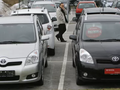 - rabljena vozila - Toyota center Ljubljana, Leskov&scaron;kova 1, BTC, //FOTO: Jaka Adamič