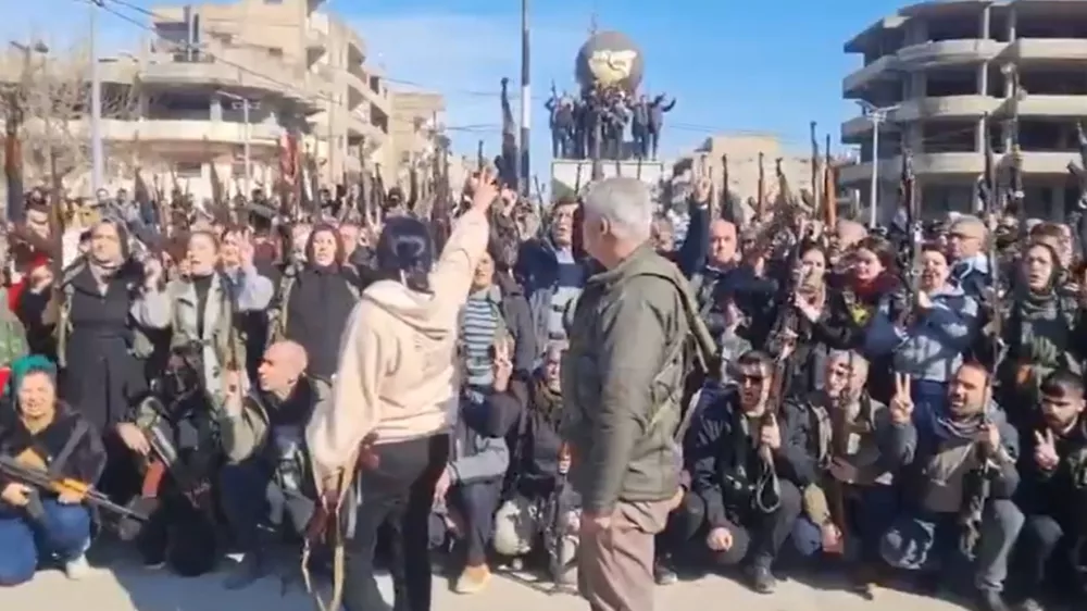 Mobilizacija prebivalcev mesta Kami&scaron;li, 20.1.2026