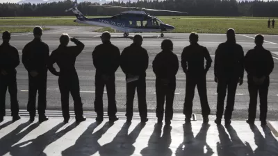 novi policijski helikopter AgustaWestland AW169 - 16.10.2019 – Policija – Letalska policijska enota (LPE) - Letališče Jožeta Pučnika Brnik – prihod novega policijskega helikopterja AW169, proizvajalca Leonardo Helicopters v vrednosti 14.624.048,00 € //FOTO: Jaka Gasar