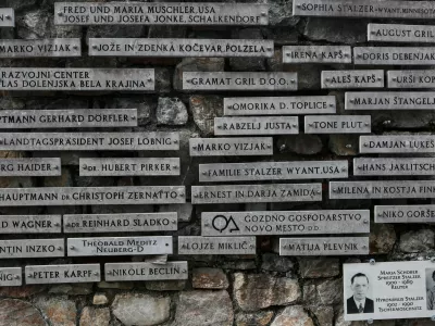 Dru&scaron;tvo Kočevarjev staroselcev - vas Občice- - 05.12.2018 &ndash; Kočevarji ali Kočevski Nemci - nekdanja nem&scaron;ko govoreča skupnost, ki je živela na Kočevskem, na nem&scaron;kem jezikovnem otoku, katerega sredi&scaron;če je bilo mesto Kočevje. //FOTO: Luka Cjuha / Foto: Luka Cjuha