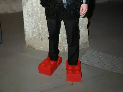 Tommy Cash te dni na velikem pari&scaron;kem modnem dogodku. / Foto: Profimedia