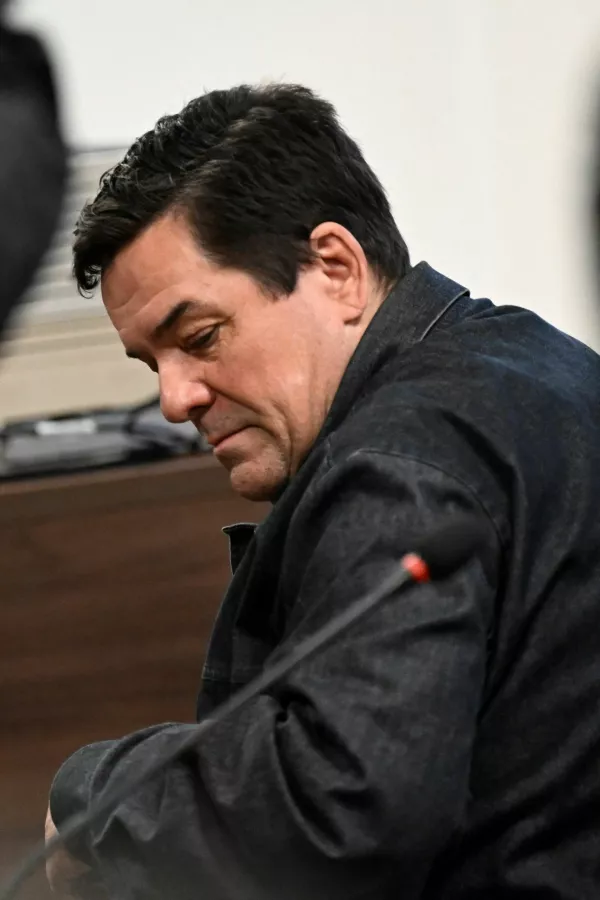 Slovak businessman Marian Kocner attends the first day of a new trial against the main suspects in the 2018 killing of Slovak investigative journalist Jan Kuciak and his fiancee Martina Kusnirova, in Pezinok, Slovakia, January 26, 2026. REUTERS/Radovan Stoklasa