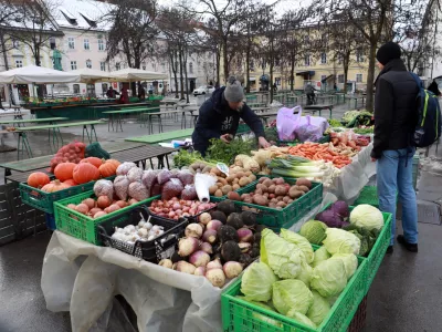 14.01 2026 - tržnica, zelenjava, sadjeFoto: Tomaž Skale