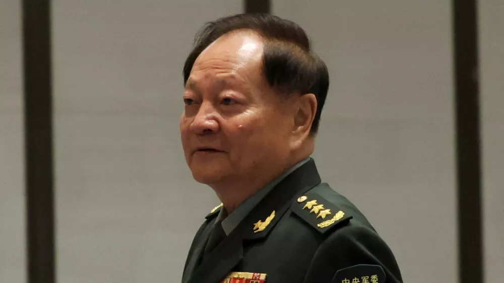 FILE PHOTO: Chinese Central Military Commission (CMC) Vice Chairman Zhang Youxia arrives for a group photo session before the opening ceremony of the Western Pacific Naval Symposium in Qingdao, Shandong province, China April 22, 2024. REUTERS/Florence Lo//File Photo