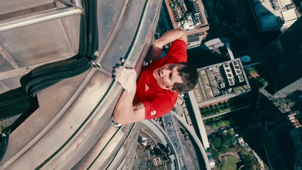 Posnetek s plezanja / Foto: Netflix