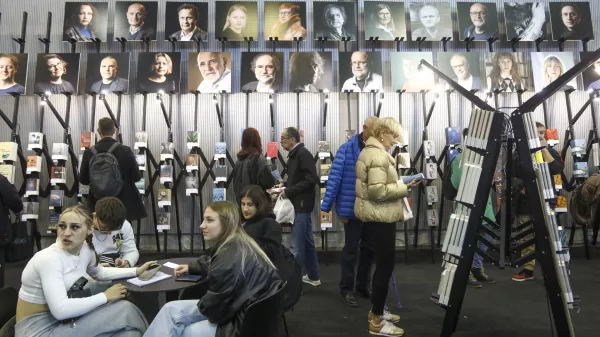 založba Goga- 23.11.2023 - 39. Slovenski knjižni sejem 2023 na Gospodarskem razstavi&scaron;ču v Ljubljani pod geslom Besedo besedi //FOTO: Luka Cjuha