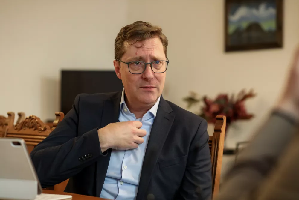  - 26.01.2026. - Vladimir Prebilič, Predsednik stranke Prerod in Evropski poslanec.//FOTO: Bojan Velikonja