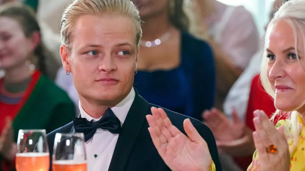 FILE - Norway's Marius Borg Hoiby and Crown Princess Mette-Marit in Oslo, June 16, 2022. (Lise Aserud/NTB via AP, File)