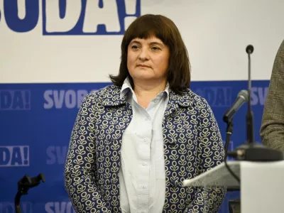 Poslanka Vonta zanika, da bi v Sparu verbalno napadla Toma&scaron;iča