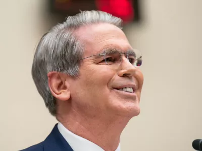 Secretary of the Treasury Scott Bessent speaks during a House Financial Services Committee hearing on Capitol Hill in Washington, Wednesday, Feb. 4, 2026. (AP Photo/Nathan Howard)