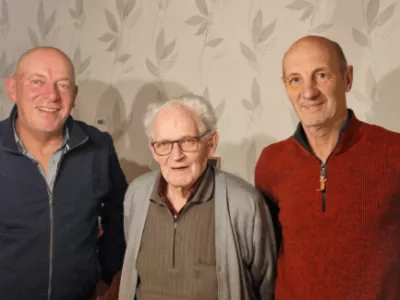 Paul Petit (v sredini). Foto: občina Ney