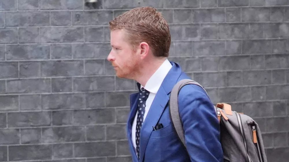 FILED - 10 October 2024, United Kingdom, London: Downing Street chief of staff, Morgan McSweeney, is pictured in Downing Street. Morgan McSweeney has quit as Prime Minister Sir Keir Starmer's chief of staff after facing pressure in the Lord Peter Mandelson scandal. Photo: Jonathan Brady/PA Wire/dpa