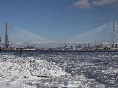 08 February 2026, US, Detroit: US President Donald Trump is threatening not to let the new Gordie Howe International Bridge open unless the U.S. is given half ownership. Canada paid for virtually all of the project. The bridge links the United States and Canada across the Detroit River. Photo: Jim West/ZUMA Press Wire/dpa