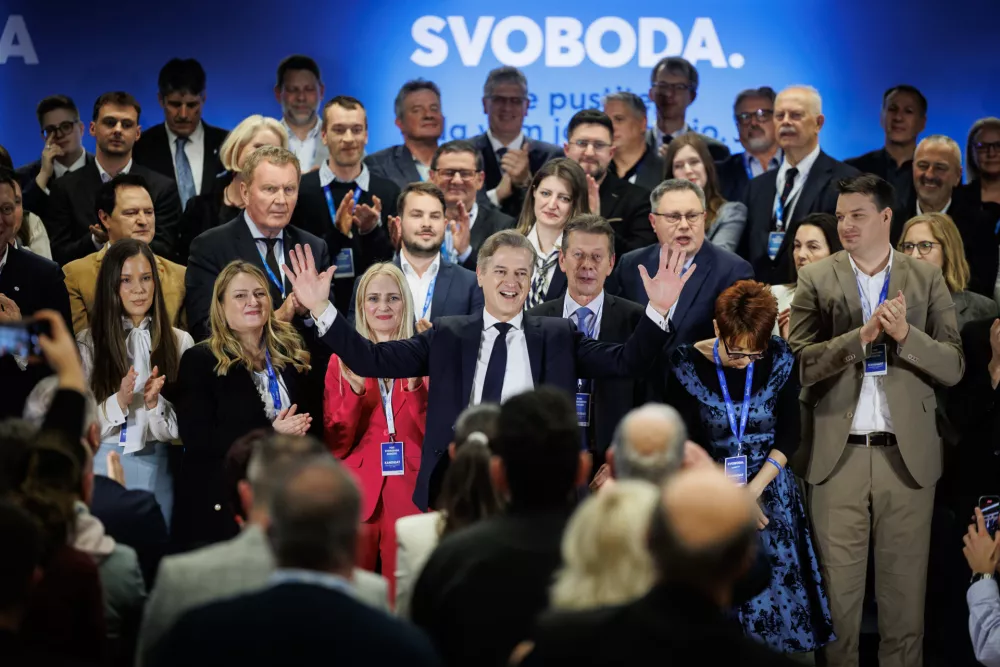 Ljubljana, Gospodarsko razstavisce.Volilna konvencija Gibanja Svoboda. / Foto: Nebojsa Tejic/sta