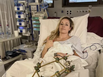 Lindsey Vonn po tretji operaciji noge.