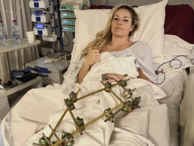 Lindsey Vonn po tretji operaciji noge.