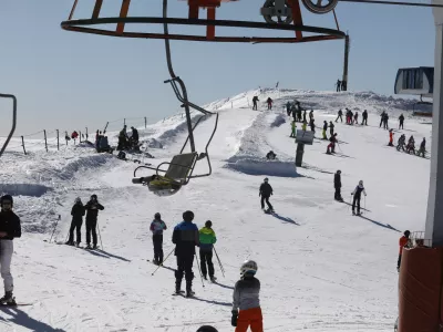 26.02.2021 - Rekreacijsko turistini center Krvavec, d.o.o.smuie Krvavec - zimske poitnice - smuanje.//FOTO: Luka Cjuha.
