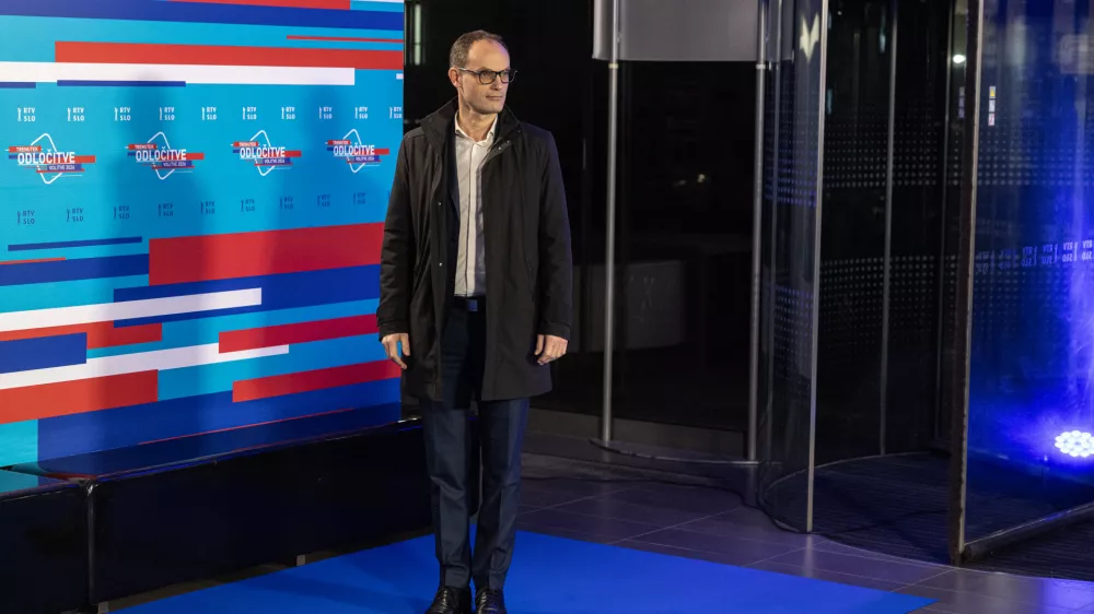 Anže Logar- 19.02.2026 - Prvo soočenje predsednikov strank na RTV SLO - parlamentarne volitve 2026//FOTO: Jaka Gasar