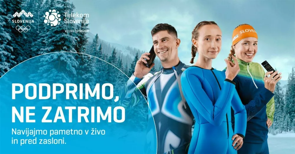 Takole je videti oglas Telekoma / Foto: Telekom Slovenije