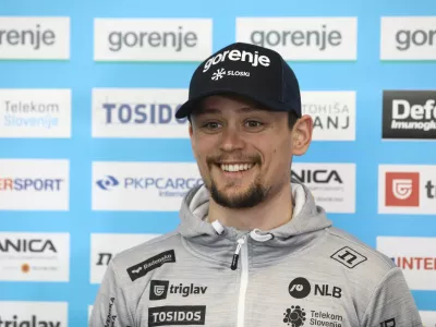  Miha &Scaron;imenc- 15.02.2023 &ndash; Smučarska zveza Slovenije (SZS) - mo&scaron;ka in ženska reprezentance v smučarskih skokih in smučarskih tekih za nastop na svetovnem prvenstvu v nordijskem smučanju Planica 2023 //FOTO: Luka Cjuha