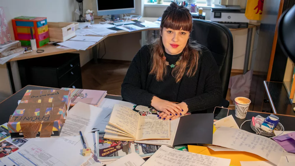 24.4.2025 - Nika Kovač - antropologinja, sociologinja, aktivistka, predavateljicaFoto: Luka Cjuha