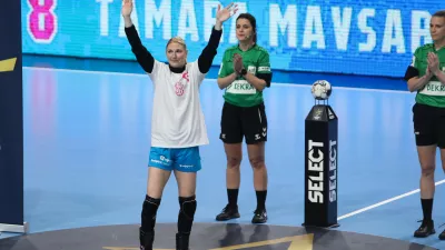 - Tamara Mavsar, slovo od rokometne kariere,- 21.02.2026. - Rokomet, Liga prvakinj, Krim OTP group Mercator - Brest.//FOTO: Bojan Velikonja