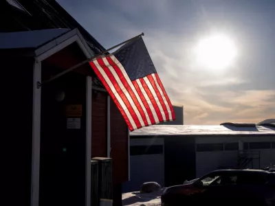 U.S. Consulate in Nuuk, Greenland, Tuesday, February 17, 2026. Ritzau Scanpix/Bo Amstrup via REUTERS ATTENTION EDITORS - THIS IMAGE WAS PROVIDED BY A THIRD PARTY. DENMARK OUT. NO COMMERCIAL OR EDITORIAL SALES IN DENMARK.