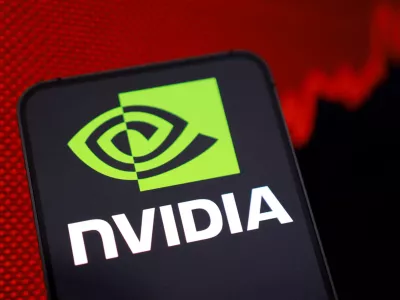 FILE PHOTO: Nvidia logo and rising stock graph are seen in this illustration created on August 27, 2025. REUTERS/Dado Ruvic/Illustration/File Photo