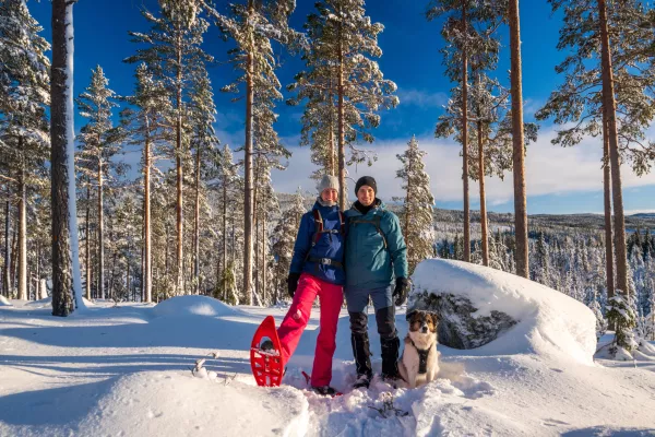 Nastja Rajar in Rok Rok Tom&scaron;ič na &Scaron;vedskem / Foto: Osebni Arhiv
