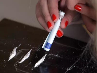 - kokain, snifanje, droga//FOTO: Luka Cjuha