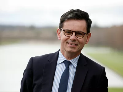 FILE PHOTO: Christophe Leribault, head of the Chateau de Versailles, poses at the Chateau de Versailles, near Paris, France, March 29, 2024. REUTERS/Benoit Tessier/File Photo
