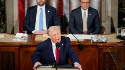U.S. President Donald Trump delivers the State of the Union address in the House Chamber of the U.S. Capitol in Washington, D.C., U.S., February 24, 2026. REUTERS/NATHAN HOWARD