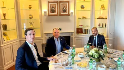 Omani Foreign Minister Badr Albusaidi meets with U.S. Special Envoy Steve Witkoff and U.S. President Donald Trump's son-in-law Jared Kushner, in Geneva, Switzerland, February 26, 2026. Oman News Agency/Handout via REUTERS ATTENTION EDITORS – THIS IMAGE WAS PROVIDED BY A THIRD PARTY.   TPX IMAGES OF THE DAY